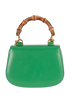 Bamboo Handle Saddle Bag, back view